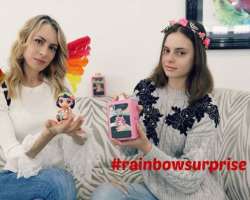 Celeste endorses Rainbow Surprise Dolls through her Instagram.